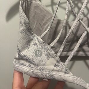 lululemon athletica Gray Sports Bra